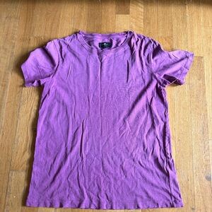 7 For All Mankind Purple T-Shirt Size Small